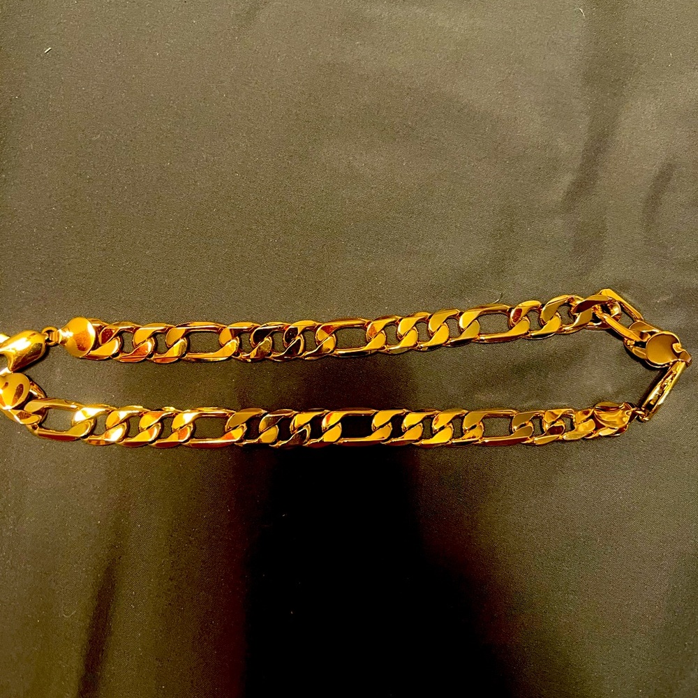 Gold convertible chain / bracelet / anklet (small ankles)
